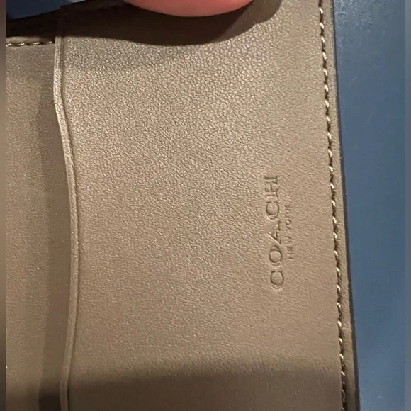 Coach Dark Stone Micro Wallet Trifold NWT - Picture 3 of 7